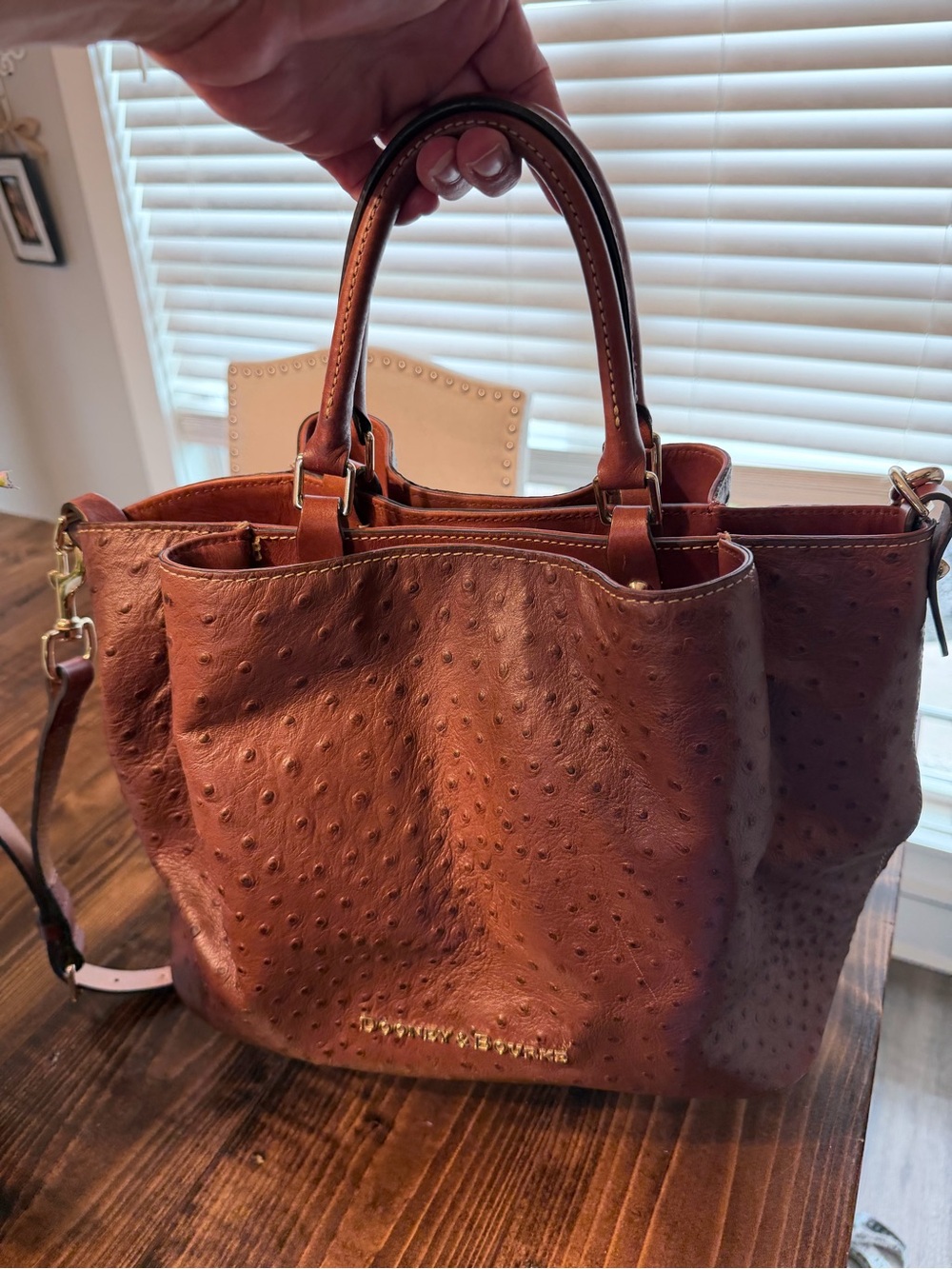 Dooney and Bourke Ostrich Large Barlow